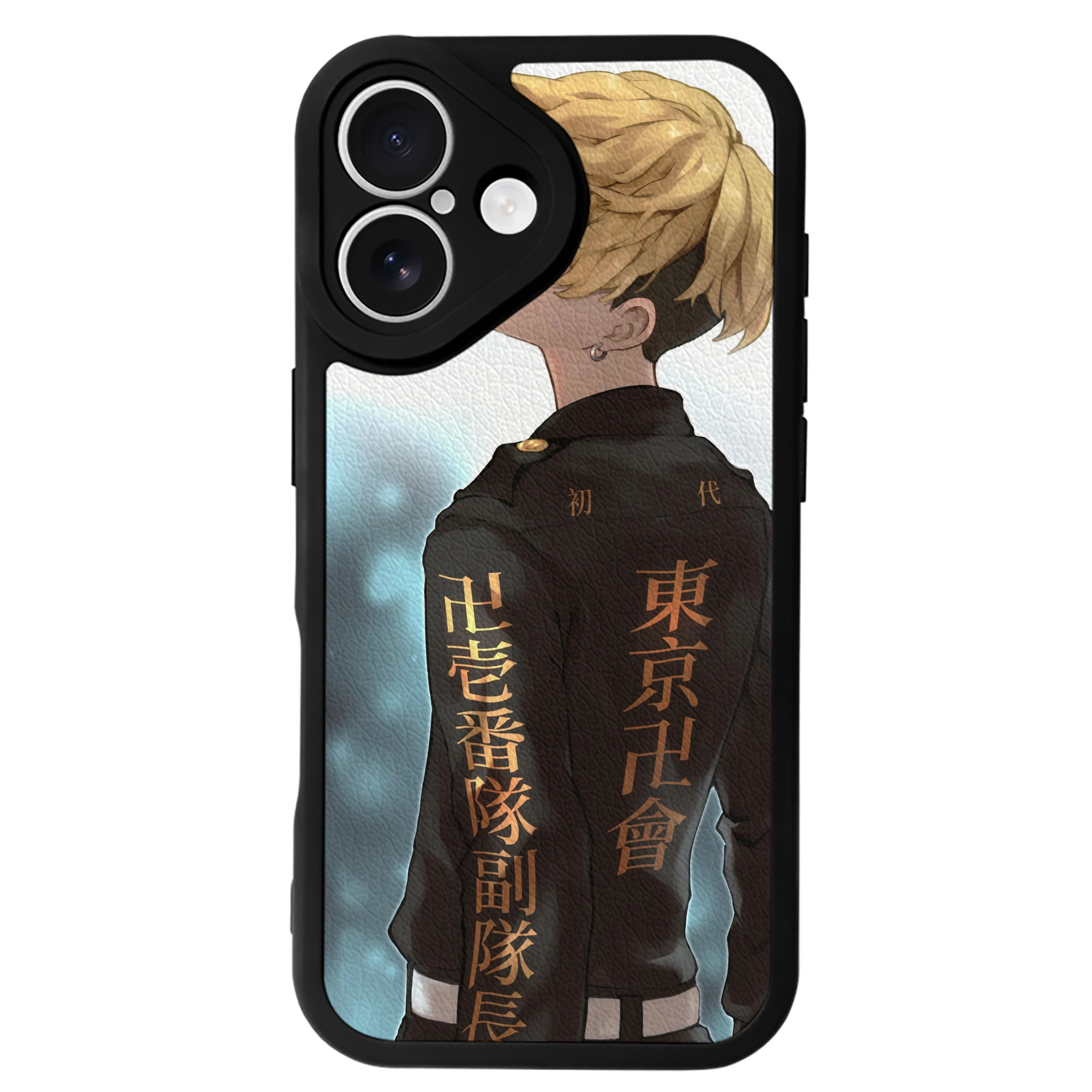 （画像用） 東京リベンジャーズ Tokyo Revengers 【iPhone 16シリーズ対応】シリコンスマホケース（レザー調） 材質：シリコン